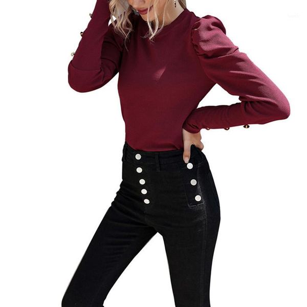 women blouse 2020 fashion long sleeve solid color long sleeve round neck shirt for women ladies office wear streetwear1, White 
women blouse 2020 fashion long sleeve solid color long sleeve round neck shirt for women ladies office wear streetwear1, White