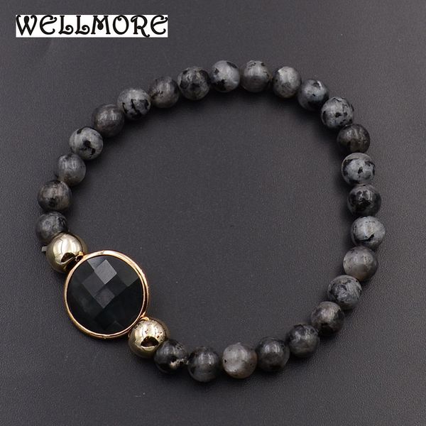 wellmore women bracelets round stone beads beaded bracelets strand for women bracelet femme jewelry wholesale, Black
wellmore women bracelets round stone beads beaded bracelets strand for women bracelet femme jewelry wholesale, Black