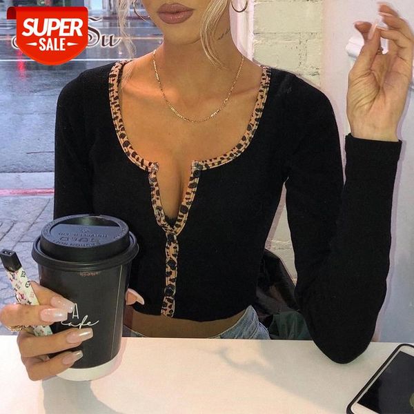 artsu autumn vintage leopard long sleeve ribbed crop single-breasted patchwork cardigans punk style basic tees ts52289 #zb4d, White
artsu autumn vintage leopard long sleeve ribbed crop single-breasted patchwork cardigans punk style basic tees ts52289 #zb4d, White