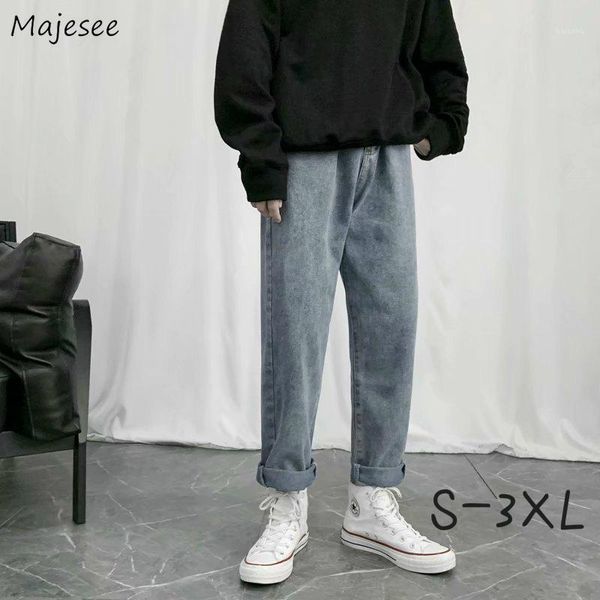 men's jeans men large size s-3xl ankle-length denim vintage straight handsome male trousers korean style fashion all-match simple1, Blue
men's jeans men large size s-3xl ankle-length denim vintage straight handsome male trousers korean style fashion all-match simple1, Blue