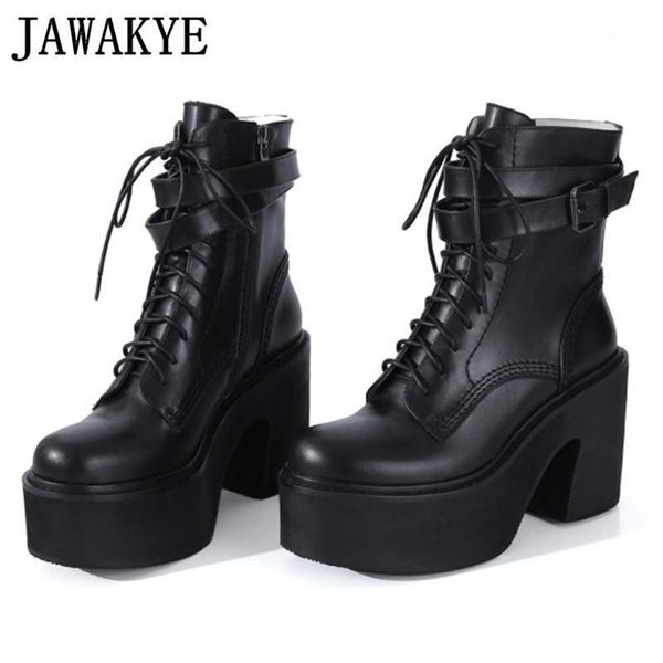 boots high heel platform ankle cow leather round toe lace up motorcycle buckle strap women cowgirl shoes1, Black
boots high heel platform ankle cow leather round toe lace up motorcycle buckle strap women cowgirl shoes1, Black
