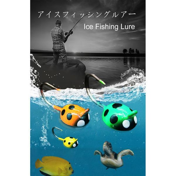 gobygo 15pcs/set 1m/15mm/17mm winter ice fishing hard bait mini ice jig with box beetle shape lead ice hook metal fish qyludn
gobygo 15pcs/set 1m/15mm/17mm winter ice fishing hard bait mini ice jig with box beetle shape lead ice hook metal fish qyludn