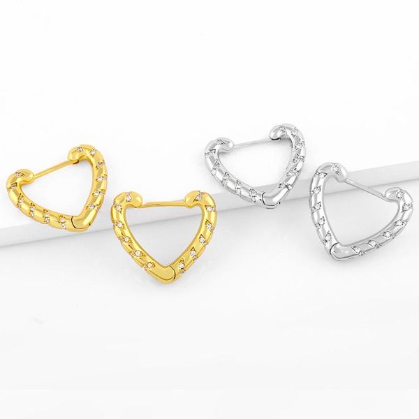 flola small heart hoop earrings for women crystal huggies earrings cubic zirconia gold plated minimalist jewelry gifts ersv80, Golden;silver
flola small heart hoop earrings for women crystal huggies earrings cubic zirconia gold plated minimalist jewelry gifts ersv80, Golden;silver