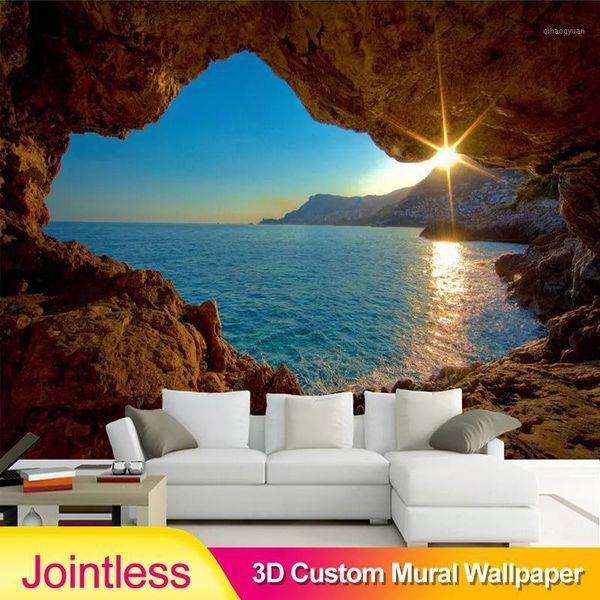 jointless custom p wallpaper 3d cave sunrise sea nature landscape large murals living room sofa bedroom backdrop decor walls1
jointless custom p wallpaper 3d cave sunrise sea nature landscape large murals living room sofa bedroom backdrop decor walls1