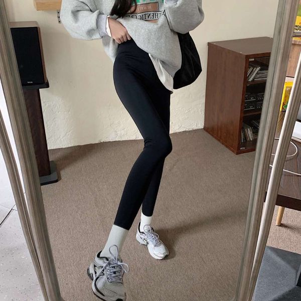 shark skin leggings women's wear autumn and winter riding skinny barbie elastic plush yoga pants, Black
shark skin leggings women's wear autumn and winter riding skinny barbie elastic plush yoga pants, Black