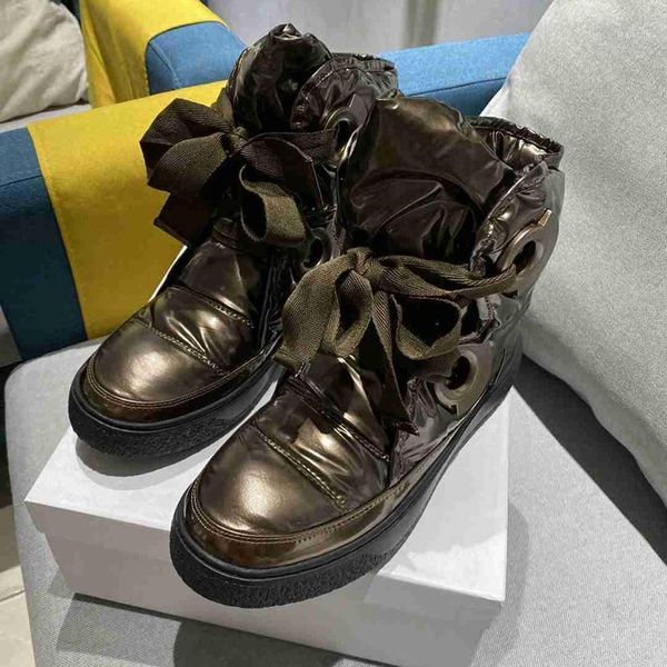 women snow boots warm waterproof genuine leather down mixed color comfortable round toe lace up fashion designer1, Black
women snow boots warm waterproof genuine leather down mixed color comfortable round toe lace up fashion designer1, Black