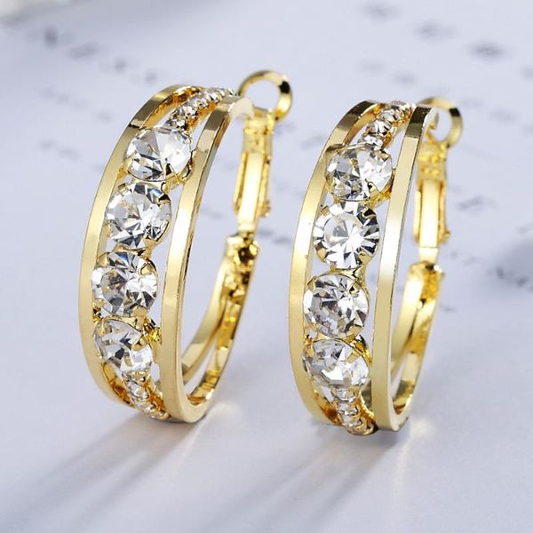 zircon geometry round 3cm gold color big hoop earrings for women jewelry earing temperament korean wild hoop earrings m81, Golden;silver
zircon geometry round 3cm gold color big hoop earrings for women jewelry earing temperament korean wild hoop earrings m81, Golden;silver