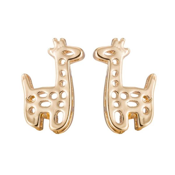 a pair of stylish and beautiful giraffe shape earrings fashion ear studs for and ladies(rose gold), Silver
a pair of stylish and beautiful giraffe shape earrings fashion ear studs for and ladies(rose gold), Silver