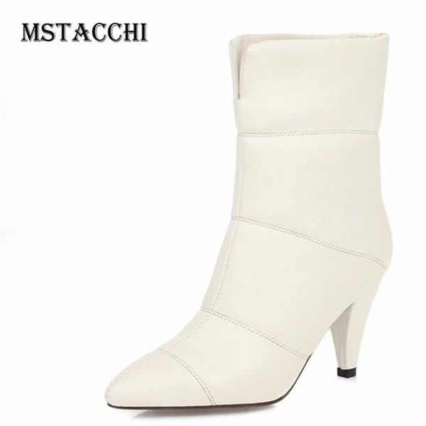 mstacchi 2020 winter new tapered heel boots women pointed toe waterproof and non-slip comfortable bottes femme keep warm booties, Black
mstacchi 2020 winter new tapered heel boots women pointed toe waterproof and non-slip comfortable bottes femme keep warm booties, Black