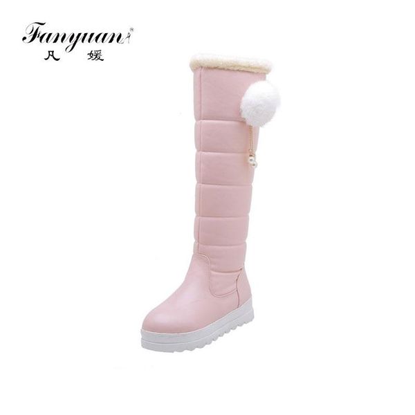 boots fanyuan 32-42 elegant decorating platform warm knee high snow women 2021 winter wedges fur shoes woman, Black
boots fanyuan 32-42 elegant decorating platform warm knee high snow women 2021 winter wedges fur shoes woman, Black