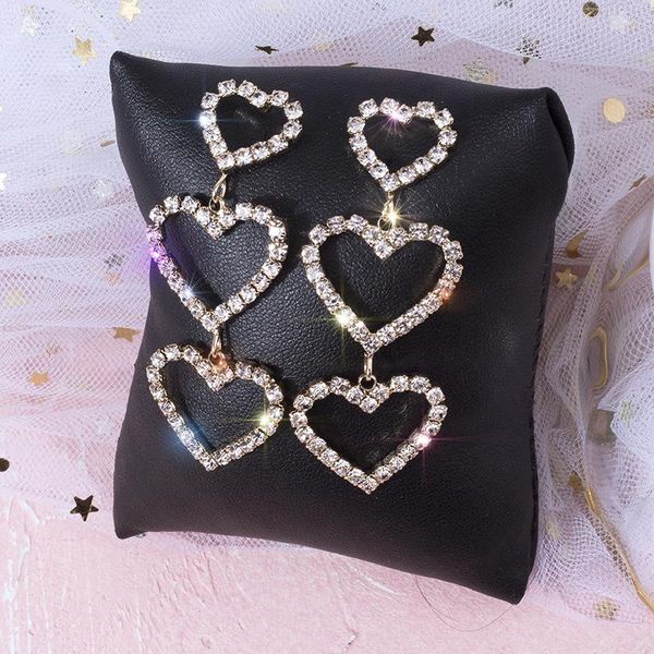 dangle & chandelier korean statement 3 layers heart long earrings for women sweet accessories 2021 trendy jewelry party bijoux all match ear, Silver
dangle & chandelier korean statement 3 layers heart long earrings for women sweet accessories 2021 trendy jewelry party bijoux all match ear, Silver
