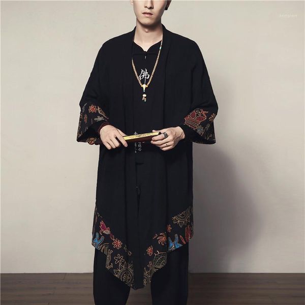 chinese style men shirt blouse kimono robe male black shirt men kimono long mens fashions 2020 new1, White;black
chinese style men shirt blouse kimono robe male black shirt men kimono long mens fashions 2020 new1, White;black