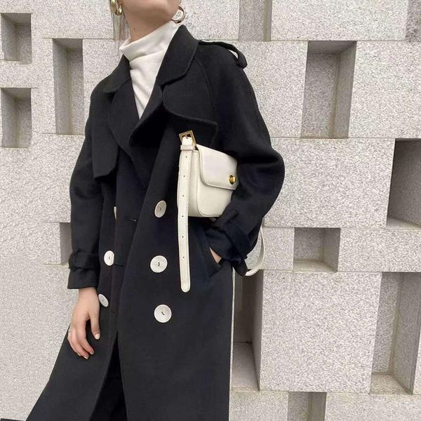 ewq double side 2020 winter autumn double-breasted flare waist long warm black all-match woolen coat female fashion 2a1624
ewq double side 2020 winter autumn double-breasted flare waist long warm black all-match woolen coat female fashion 2a1624