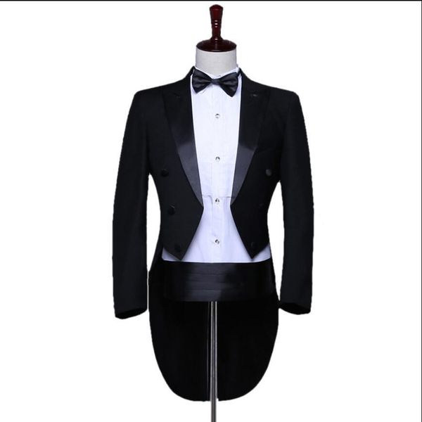 2020 s-4xl suits four black male plays tuxedo high-end host suit stage singer tailcoat new fashion eui5, White;black
2020 s-4xl suits four black male plays tuxedo high-end host suit stage singer tailcoat new fashion eui5, White;black