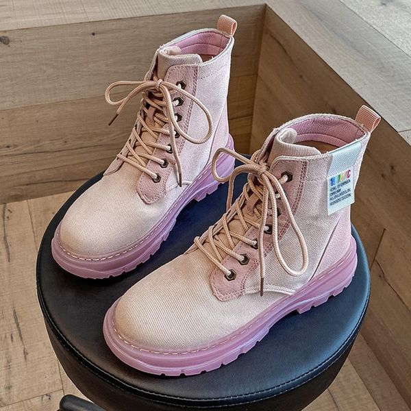 autumn winter boots for women ankle pink retro casual platform outdoor lace up shoes1, Black
autumn winter boots for women ankle pink retro casual platform outdoor lace up shoes1, Black