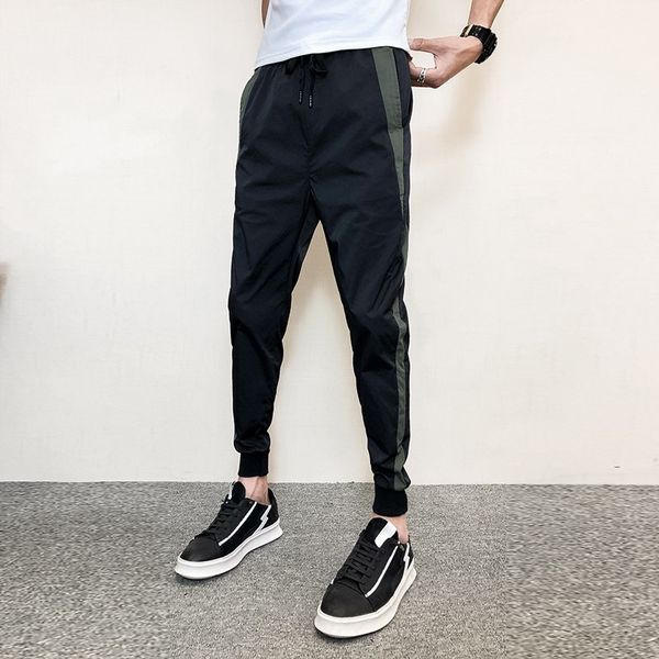 hrbmw autumn and spring casual pantstrousers men's pants casual pants style korean style social teenagers spirit boys color matching sp, Blue
hrbmw autumn and spring casual pantstrousers men's pants casual pants style korean style social teenagers spirit boys color matching sp, Blue