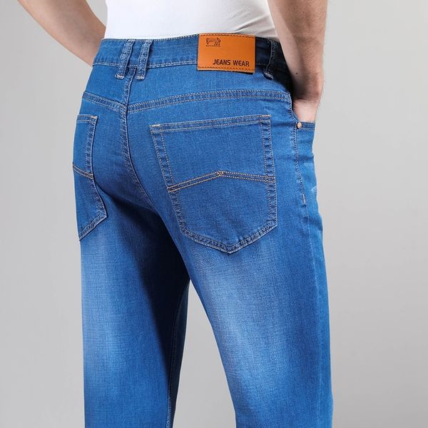 new high-quality comfortable cotton stretch men's slim straight jeans business casual essential light blue jeans size 28-40 201111
new high-quality comfortable cotton stretch men's slim straight jeans business casual essential light blue jeans size 28-40 201111