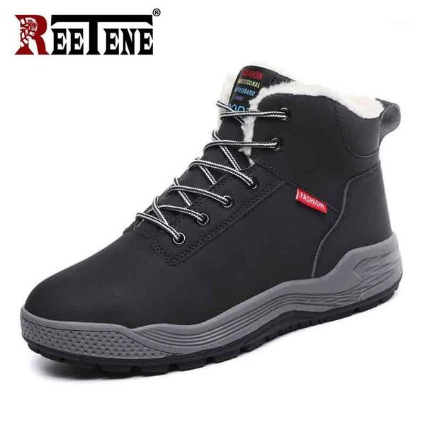 reetene snow boots warm men's boots quality waterproof sneakers men outdoor hiking men comfort1, Black
reetene snow boots warm men's boots quality waterproof sneakers men outdoor hiking men comfort1, Black