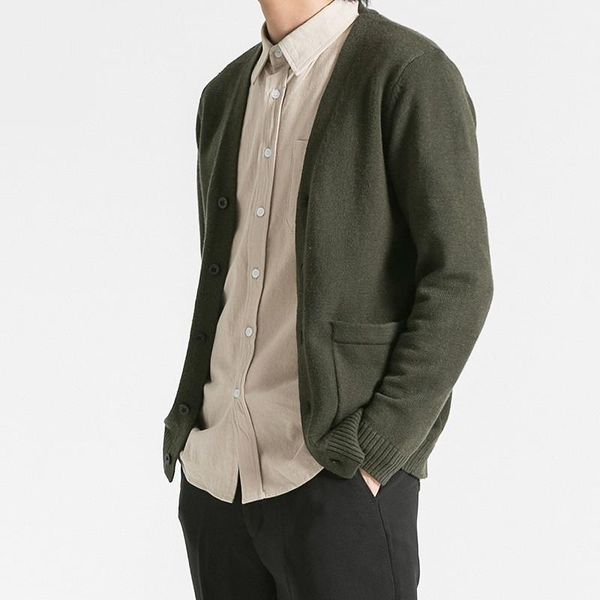 men's sweaters japanese retro knitwear jacket men wear sweater thin, White;black
men's sweaters japanese retro knitwear jacket men wear sweater thin, White;black