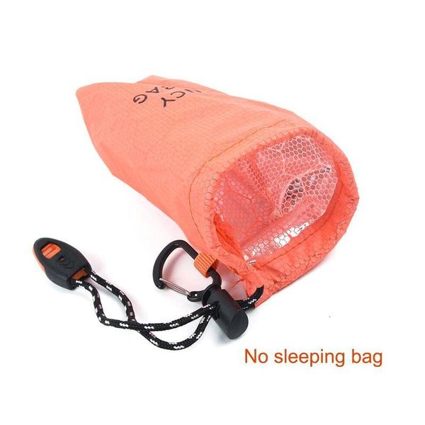 sleeping bag storage bag with whistle can carry a small round outer