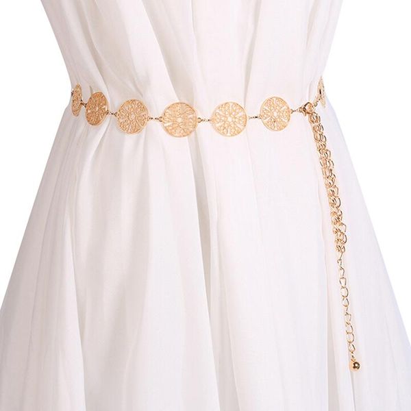 1pc metal waist chain belt gold silver buckle body chain dress belts new, Black;brown
1pc metal waist chain belt gold silver buckle body chain dress belts new, Black;brown