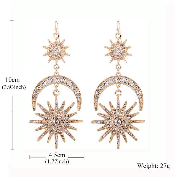 moon big luxury sun new stars fashion drop rhinestone punk for women men jewelry golden boho vintage statement earrings j249
moon big luxury sun new stars fashion drop rhinestone punk for women men jewelry golden boho vintage statement earrings j249