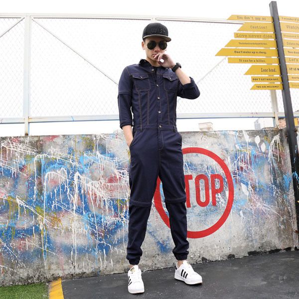2021 new men sets long jumpsuit campus rompers demountable slim-fitting hip hop young jumpsuits onesies overalls union suit deo6, Black;brown
2021 new men sets long jumpsuit campus rompers demountable slim-fitting hip hop young jumpsuits onesies overalls union suit deo6, Black;brown