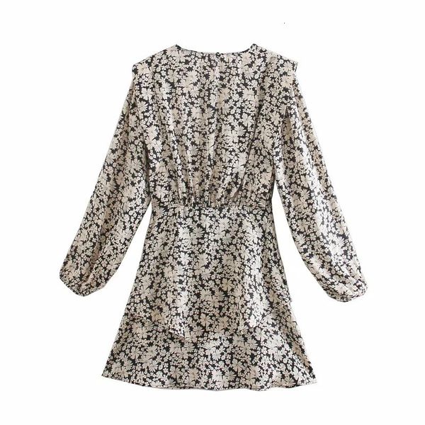new 2021 floral print mini dress women vintage ruffle puff long sleeve short party ladies elegant dresses jg03, Black;gray
new 2021 floral print mini dress women vintage ruffle puff long sleeve short party ladies elegant dresses jg03, Black;gray