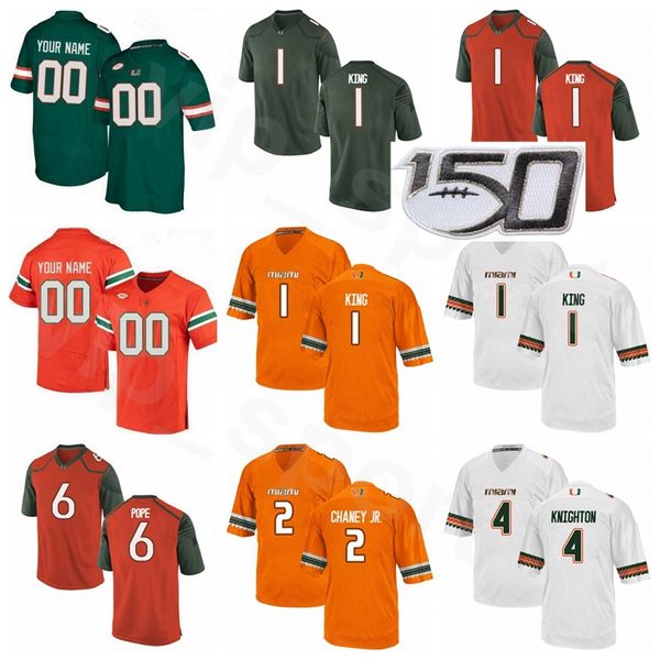 college ncaa miami hurricanes football 1 deriq king jersey stitched 23 camron harris 6 mark pope 4 jaylan knighton 2 donald chaney jr, Black
college ncaa miami hurricanes football 1 deriq king jersey stitched 23 camron harris 6 mark pope 4 jaylan knighton 2 donald chaney jr, Black