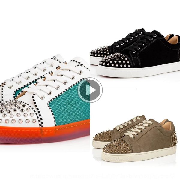 49kkh fashion ac seavaste 2 junior spikes orlato men's red bottoms low sneaker men genuine leather gz casual flat sports flat shoes sho, Black
49kkh fashion ac seavaste 2 junior spikes orlato men's red bottoms low sneaker men genuine leather gz casual flat sports flat shoes sho, Black