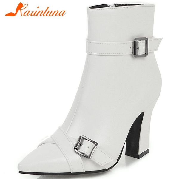 karin new fashion big size 48 women shoes poionted toe buckle straps spike heels solid zipper short plush autumn boots, Black
karin new fashion big size 48 women shoes poionted toe buckle straps spike heels solid zipper short plush autumn boots, Black