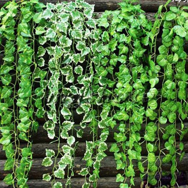 new 12pcs 2m artificial vine grape leaves fake hanging vine plant leaves home garden wall decoration green plants false foliage1
new 12pcs 2m artificial vine grape leaves fake hanging vine plant leaves home garden wall decoration green plants false foliage1