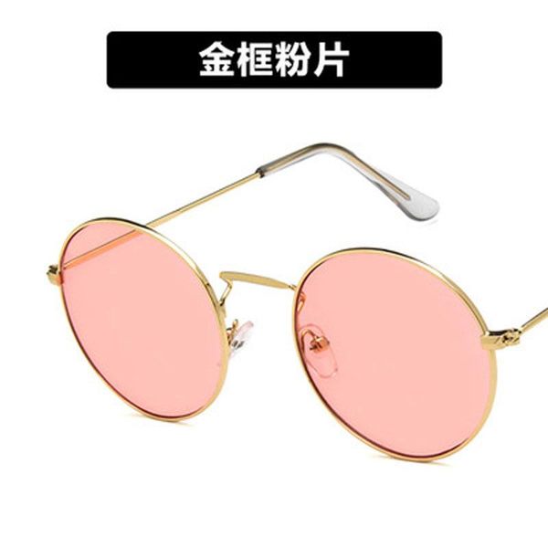 sunglasses 2021 men women luxury vintage metal frame retro classic round glasses uv400, White;black
sunglasses 2021 men women luxury vintage metal frame retro classic round glasses uv400, White;black