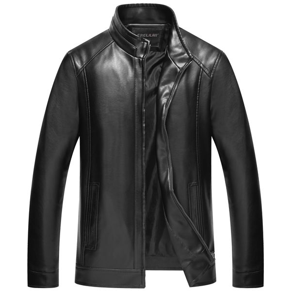 2020 spring autumn new mid aged and elderly pu stand collar casual men's leather jacket
2020 spring autumn new mid aged and elderly pu stand collar casual men's leather jacket