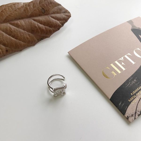 cluster rings korean version of the s925 silver fashion temperament square design irregular personality open ring women's jewelry, Golden;silver
cluster rings korean version of the s925 silver fashion temperament square design irregular personality open ring women's jewelry, Golden;silver