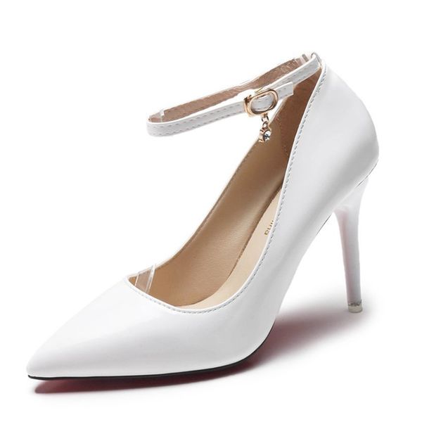 2021 the new of leather women super high heels wedding party pointed to woman bombs fashion buckle banquet shoes z18r, Black
2021 the new of leather women super high heels wedding party pointed to woman bombs fashion buckle banquet shoes z18r, Black