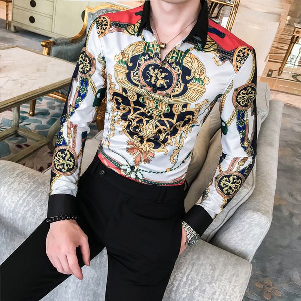 2020 luxury baroque men's shirt for men in casual shirts autumn luxe fantasy club homage tq2z, White;black
2020 luxury baroque men's shirt for men in casual shirts autumn luxe fantasy club homage tq2z, White;black