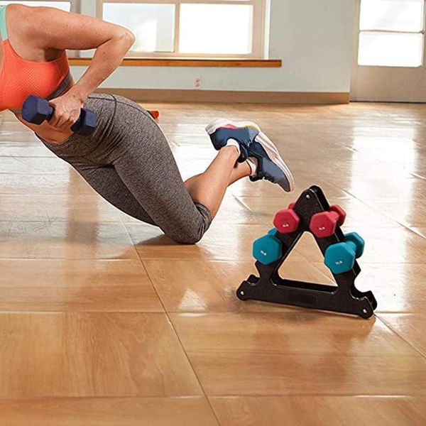 accessories plastic rack stand 3 tier weights handle for sports equipments fitness asd881