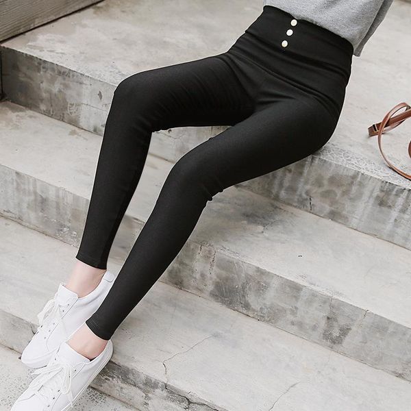 women's leggings female trousers high waist stretch slim pencil women clothing pants lady plus size skinny ninth tp682, Black
women's leggings female trousers high waist stretch slim pencil women clothing pants lady plus size skinny ninth tp682, Black