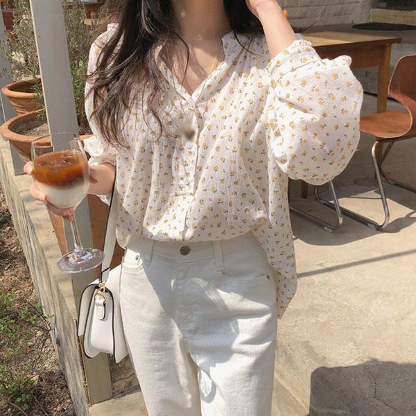 women's sweaters autumn korean style blouses fall sweet cute soft flower pattern chiffon long sleeve shirts, White;black
women's sweaters autumn korean style blouses fall sweet cute soft flower pattern chiffon long sleeve shirts, White;black