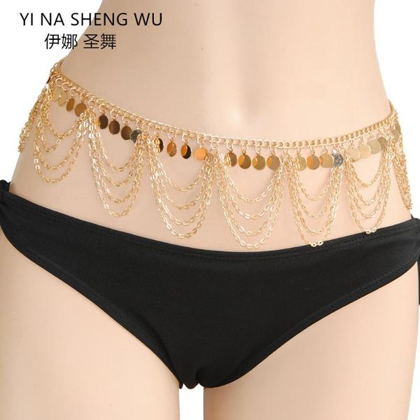 women lady belly dance accessories coin hip chain dancing golden metal chain belt stage performance waist accessories, Black;red
women lady belly dance accessories coin hip chain dancing golden metal chain belt stage performance waist accessories, Black;red