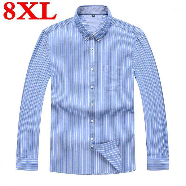 plus size 8xl 7xl arrival 100% cotton men's shirt fashion men striped long sleeved shirt male business casual brand clothing1, White;black
plus size 8xl 7xl arrival 100% cotton men's shirt fashion men striped long sleeved shirt male business casual brand clothing1, White;black