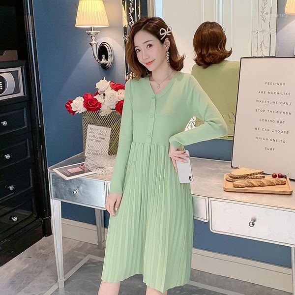 autumn long-sleeved casual pregnant women dress long sleeve v-neck buttons breastfeeding dress maternity pleated nursing dresses1, White
autumn long-sleeved casual pregnant women dress long sleeve v-neck buttons breastfeeding dress maternity pleated nursing dresses1, White