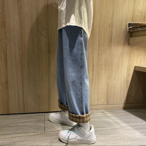 brem 2021 men's pants spring and winter new fresh shredder blanket washed neutral texture slacks male breeches yv82, Blue
brem 2021 men's pants spring and winter new fresh shredder blanket washed neutral texture slacks male breeches yv82, Blue