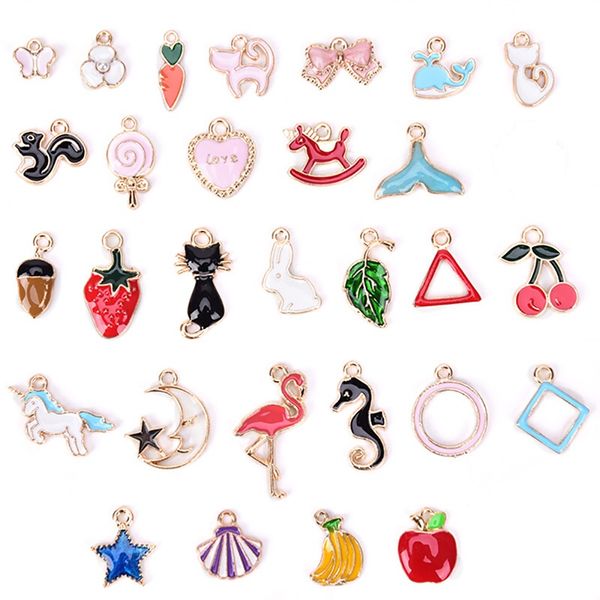 charms sale 30pcs/set enamel animal moon star fruit pendant diy craft jewelry making 4 styles, Bronze;silver
charms sale 30pcs/set enamel animal moon star fruit pendant diy craft jewelry making 4 styles, Bronze;silver