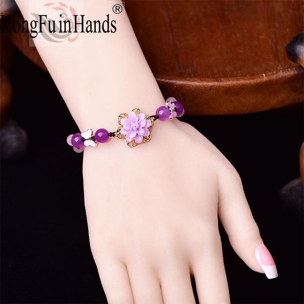 link, chain ethnic style bracelet women purple elegant pink crystal jewelry ladies trend fashion characteristics handmade retro, Black
link, chain ethnic style bracelet women purple elegant pink crystal jewelry ladies trend fashion characteristics handmade retro, Black