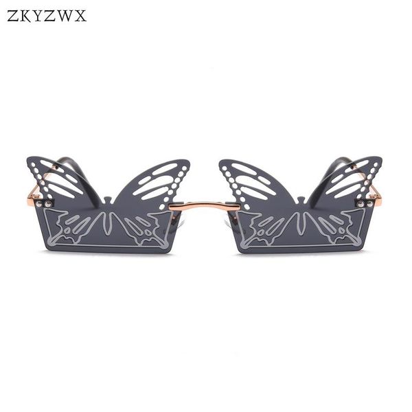 ZKYZWX Cute Square Vintage Sunglasses Women Fashion Trending Rimless Sunglasses Luxury Design Street Shot Butterfly Pink Glasses, White;black
ZKYZWX Cute Square Vintage Sunglasses Women Fashion Trending Rimless Sunglasses Luxury Design Street Shot Butterfly Pink Glasses, White;black
