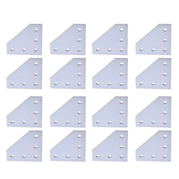 16pcs / lot 3d printer l-shaped aluminum 5 hole 60x60mm connecting plate for 2020 v-groove / l-groove aluminum extrusion
16pcs / lot 3d printer l-shaped aluminum 5 hole 60x60mm connecting plate for 2020 v-groove / l-groove aluminum extrusion