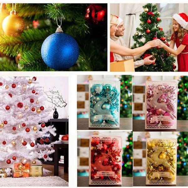 30pcs christmas tree hanging pendants glitter ball baubles set elk shape home decorations colorful xmas party handmade crafts
30pcs christmas tree hanging pendants glitter ball baubles set elk shape home decorations colorful xmas party handmade crafts