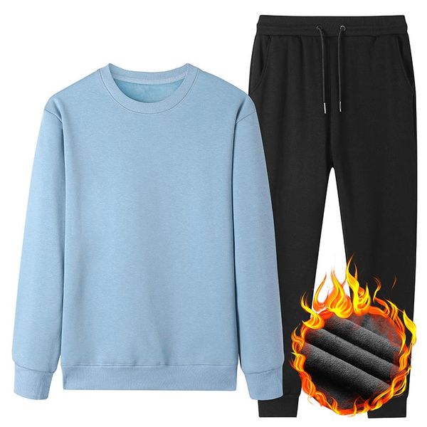 men's suit round neck sweater suit 2020 winter plus velvet thick pure cotton hooded casual sports pure cotton sweater, Gray
men's suit round neck sweater suit 2020 winter plus velvet thick pure cotton hooded casual sports pure cotton sweater, Gray